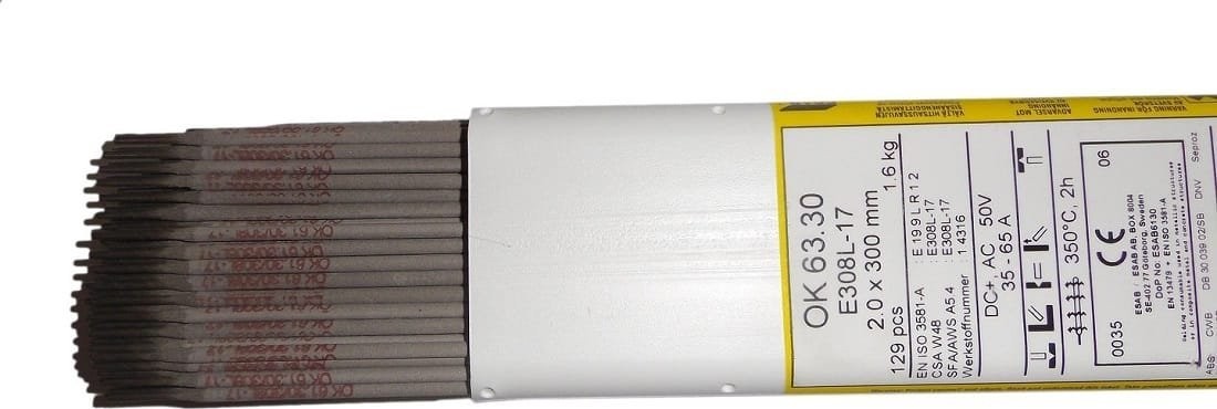 Esab RUTIL-SAUR-ELEKTRODE 2,0 mm 1,6 kg. OK 63.30 ESAB - 6330202030