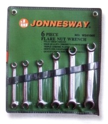 Jonnesway Bremsleitungsschlüssel-Set, 6-teilig (W24106S)