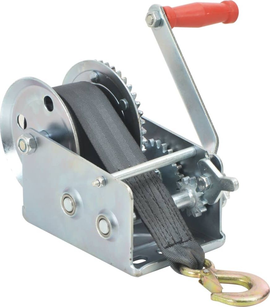 vidaXL Handwinde mit Gurt, 1130 kg