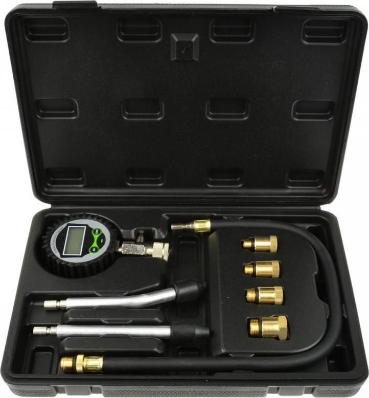 Geko TESTER ZUR MESSUNG DES KOMPRESSIONSDRUCKS IN BENZINMOTOREN NR. 6 LCD (20) G02509 GEKO
