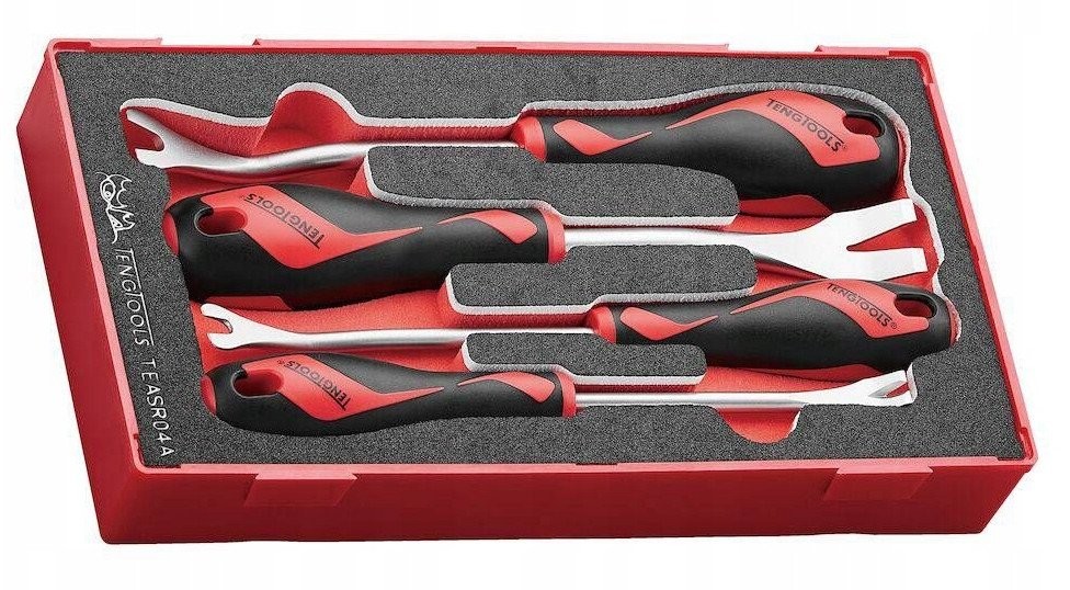 4-teiliges Set zum Entfernen von Panelklemmen von Teng Tools TEASR04A
