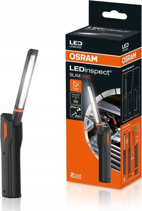 Osram Osram Auto LEDIL403 LEDInspect SLIM500 LED (RGB) Arbeitsleuchte, batteriebetrieben, über USB, 500 lm