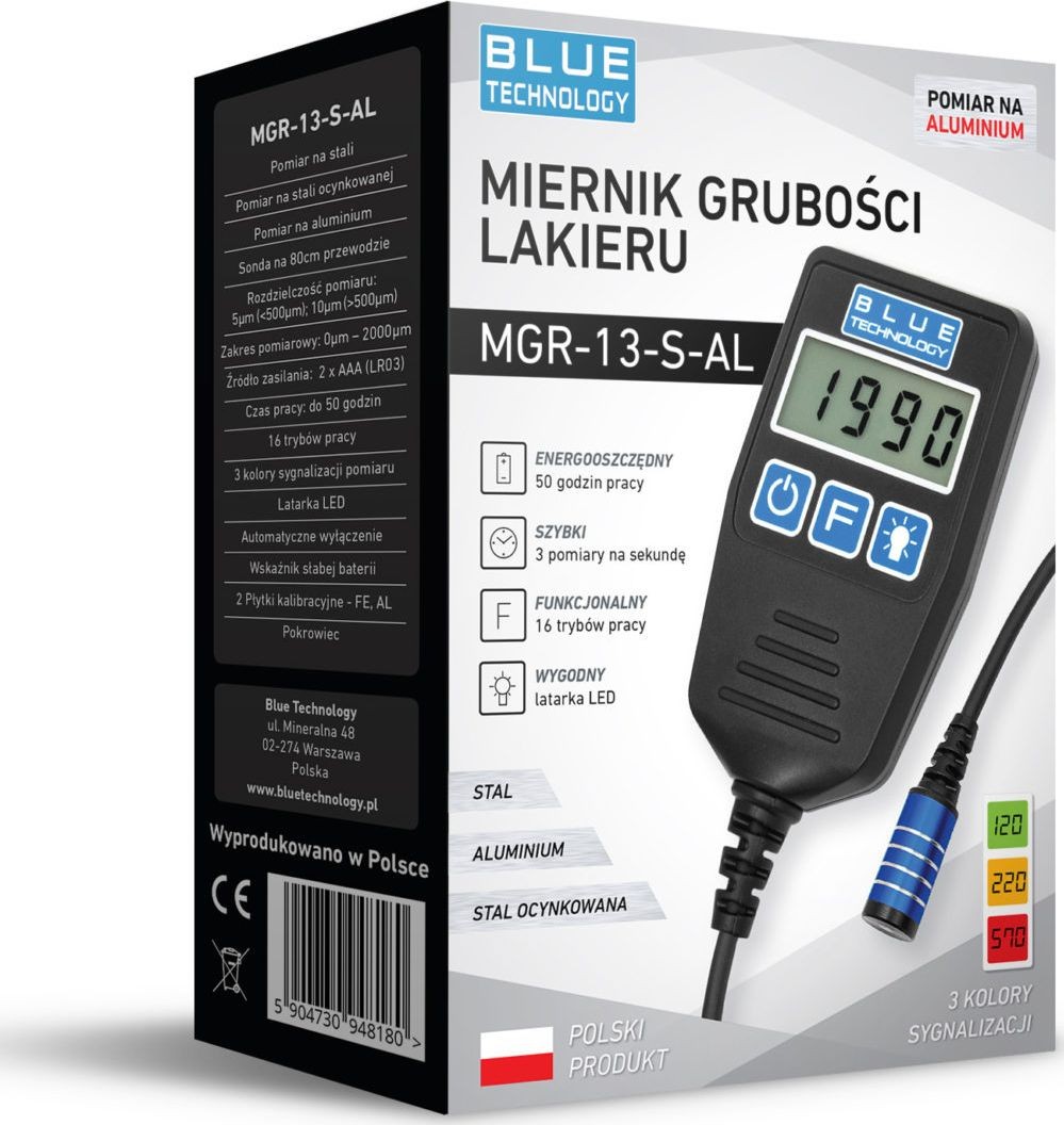 Lackdickenmessgerät MGR-13-S-AL