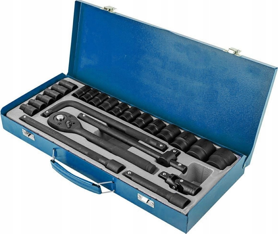 Forsage-Werkzeugsatz 1/2" 24-teilig (8–32 mm) (Sechskant)