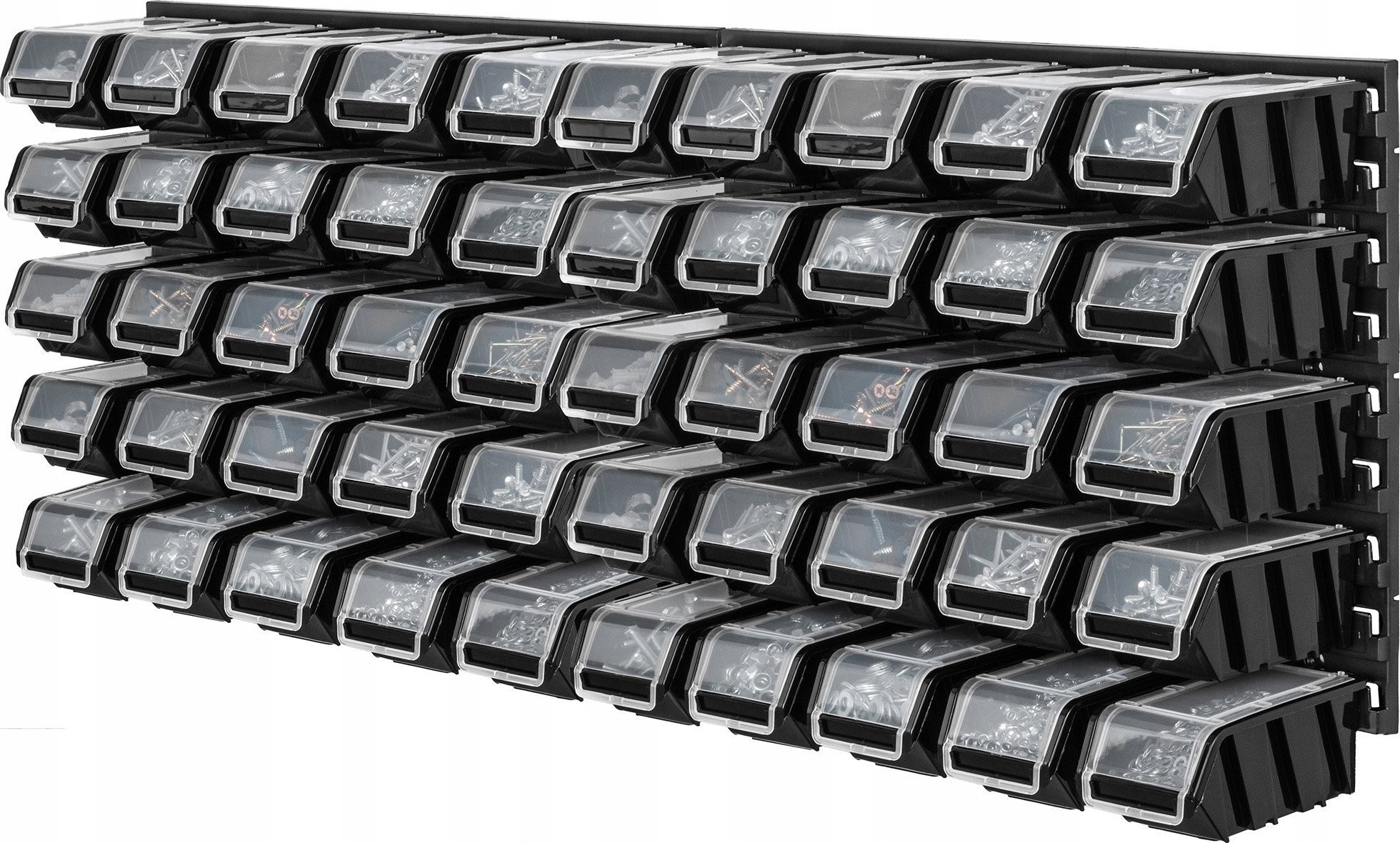 Kadax KADAX Werkzeugtafel 116 x 39, Wandhalterung für 50 Behälter