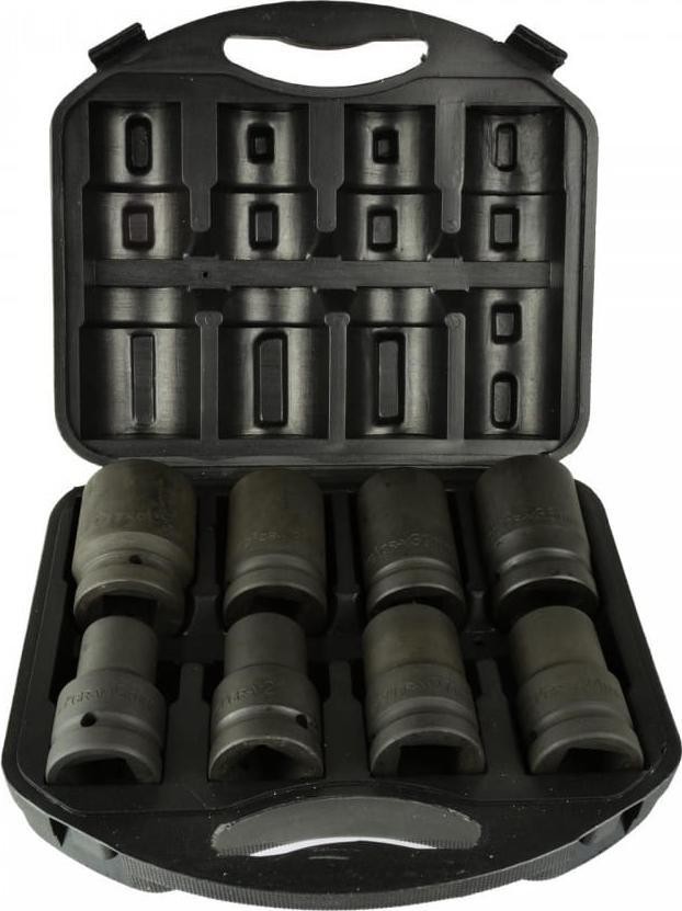 Geko-Werkzeugset. 1"-Schlagschraubendreher-Einsätze für Steckschlüssel 8-teilig/19–41 mm (5) G10074 GEKO