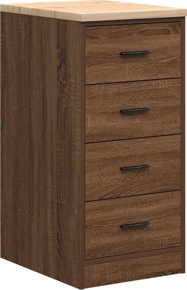 Garagenschrank, Eiche braun, 40 x 51 x 85 cm