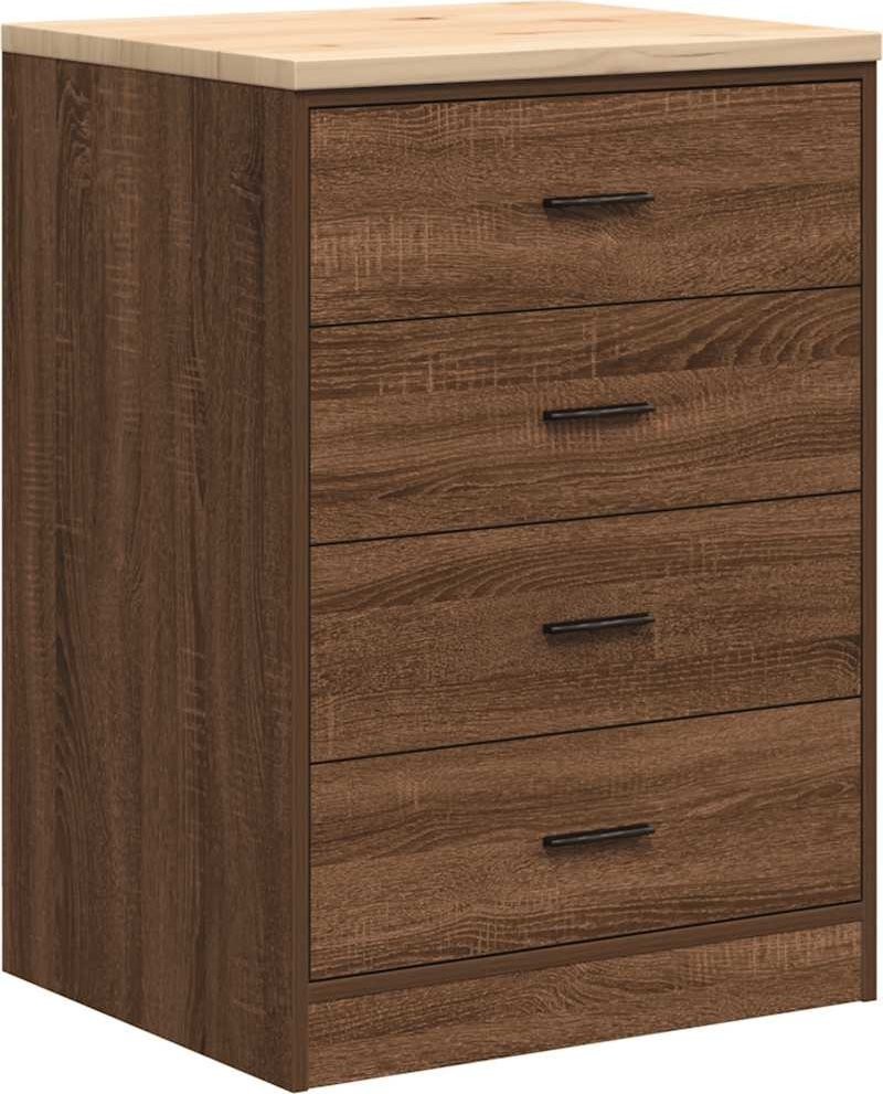 Garagenschrank, Eiche braun, 60 x 51 x 85 cm