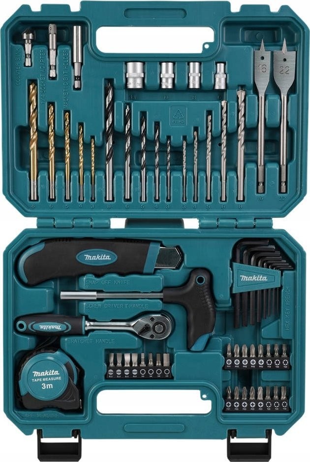 Makita-Werkzeugset Makita E-15095, 60-teilig.