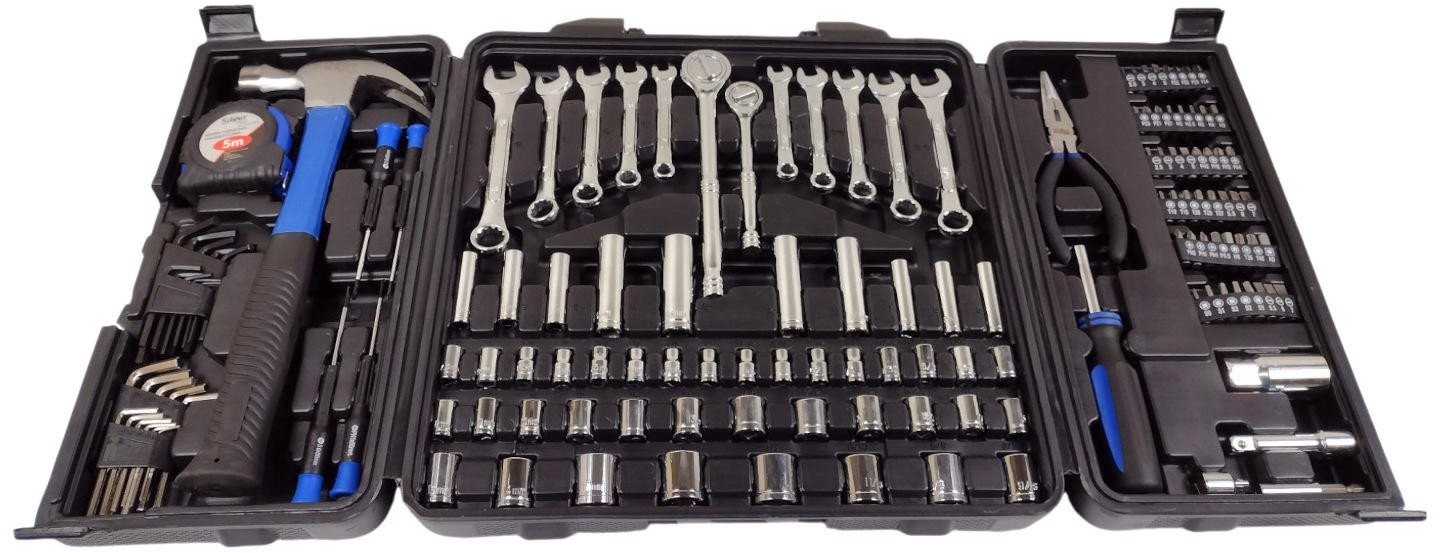 140-teiliger Werkzeugsatz SILVER