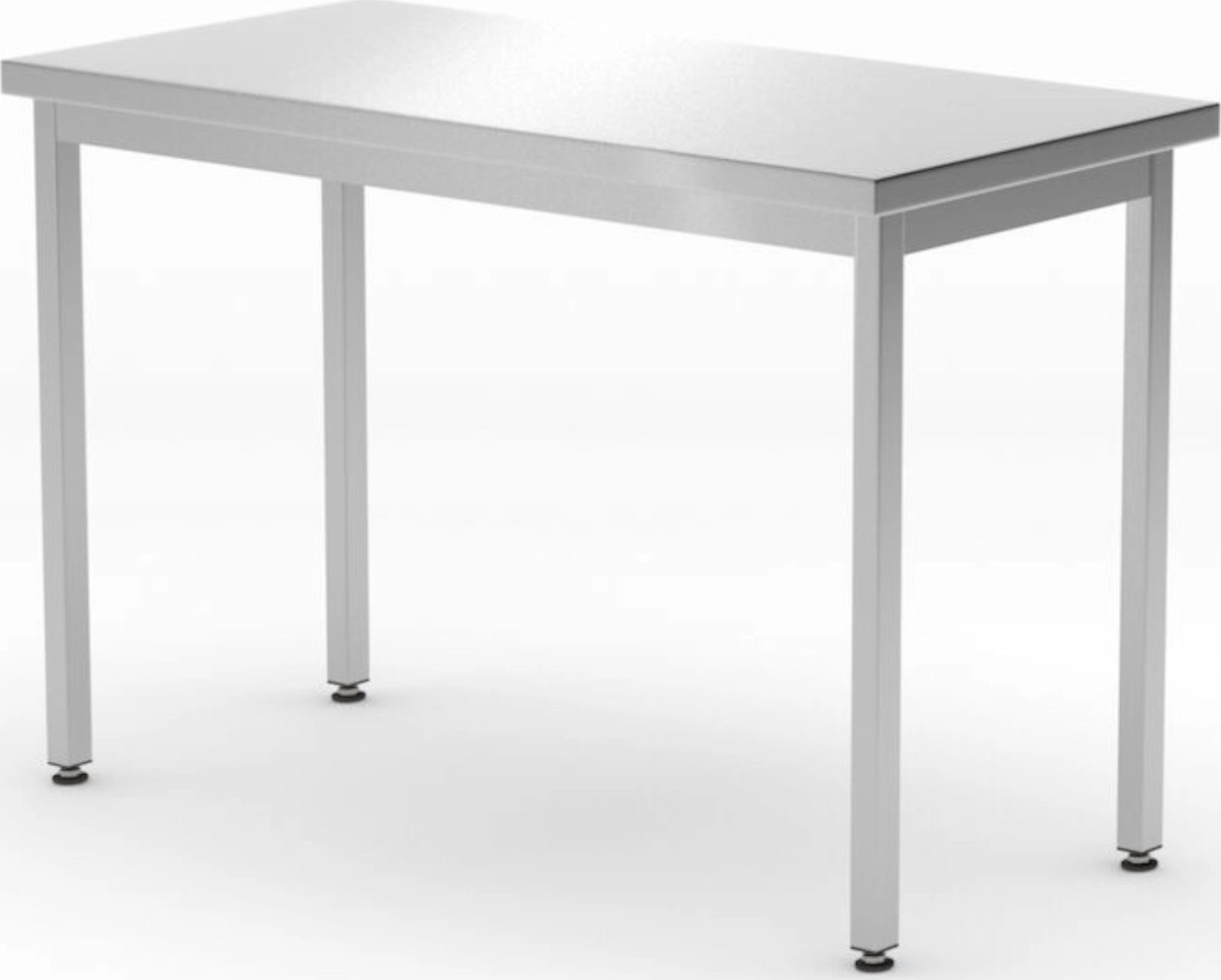 Hendi Arbeitsplatte für die Küche, zentral, aus Stahl, Budget Line, 800 x 600 x 850 mm – Hendi 817063 Arbeitsplatte für die Küche, zentral