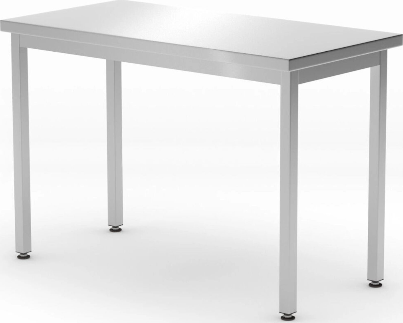 Hendi Arbeitsplatte für die Küche, zentraler Stahltisch der Budget Line, 1200 x 600 x 850 mm – Hendi 817087 Arbeitsplatte für die Küche, z