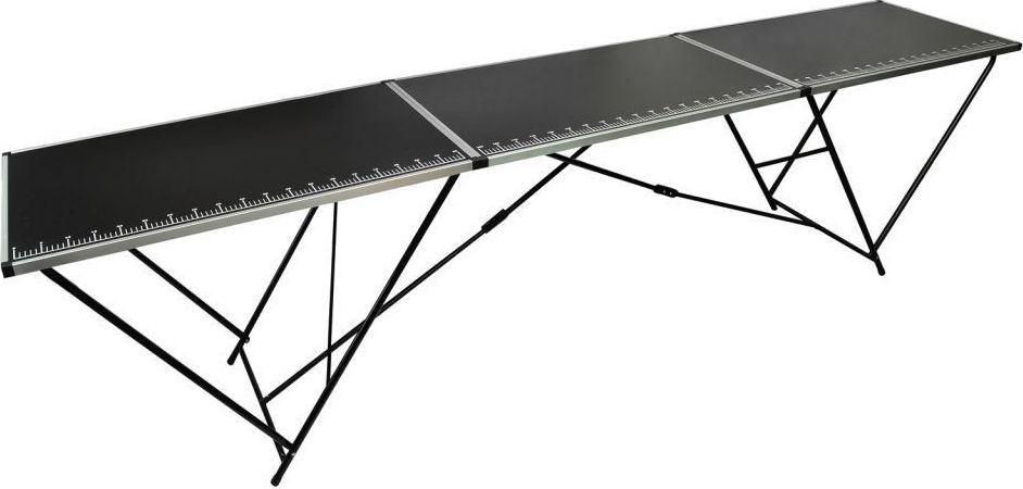 vidaXL Klapptisch zum Tapezieren, MDF und Aluminium, 300 x 60 x 78 cm