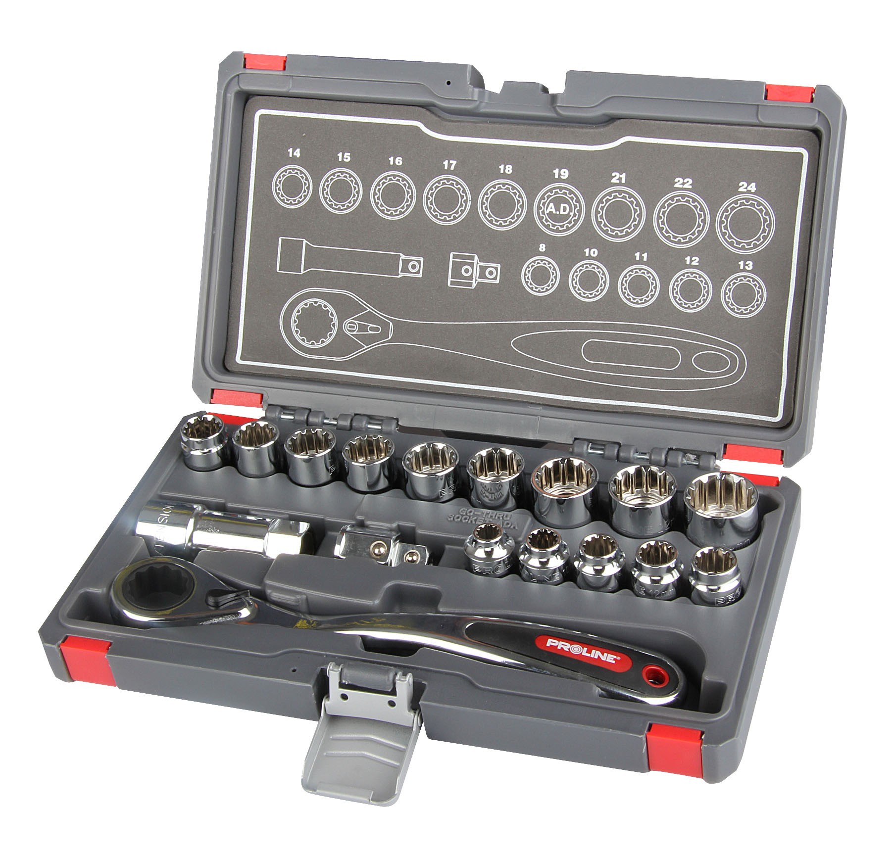 Pro-Line-Werkzeugset, 17-teilig (58717)