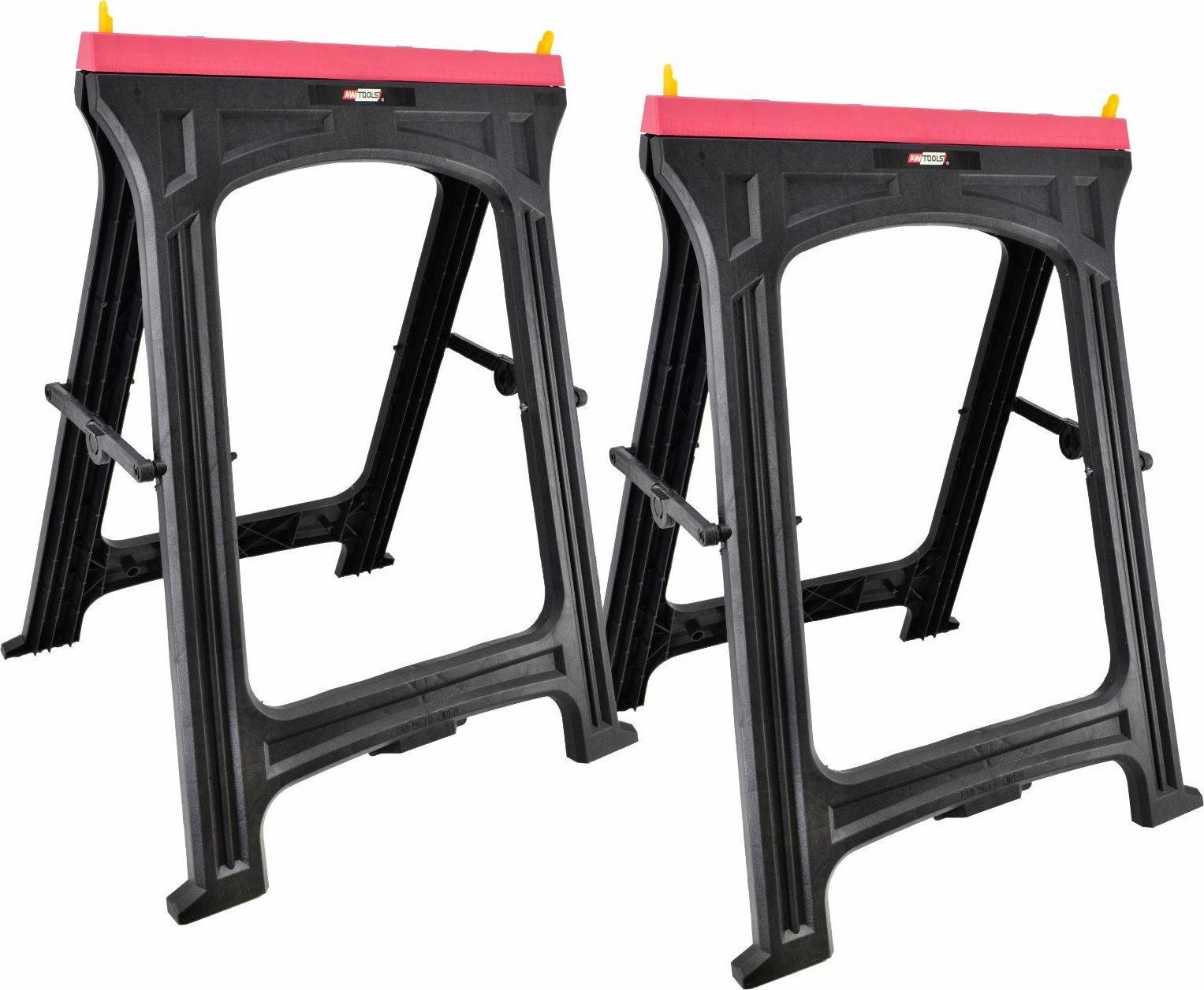 AWTools AWTOOLS Klappbare Stützen, 2 Stück AW33510