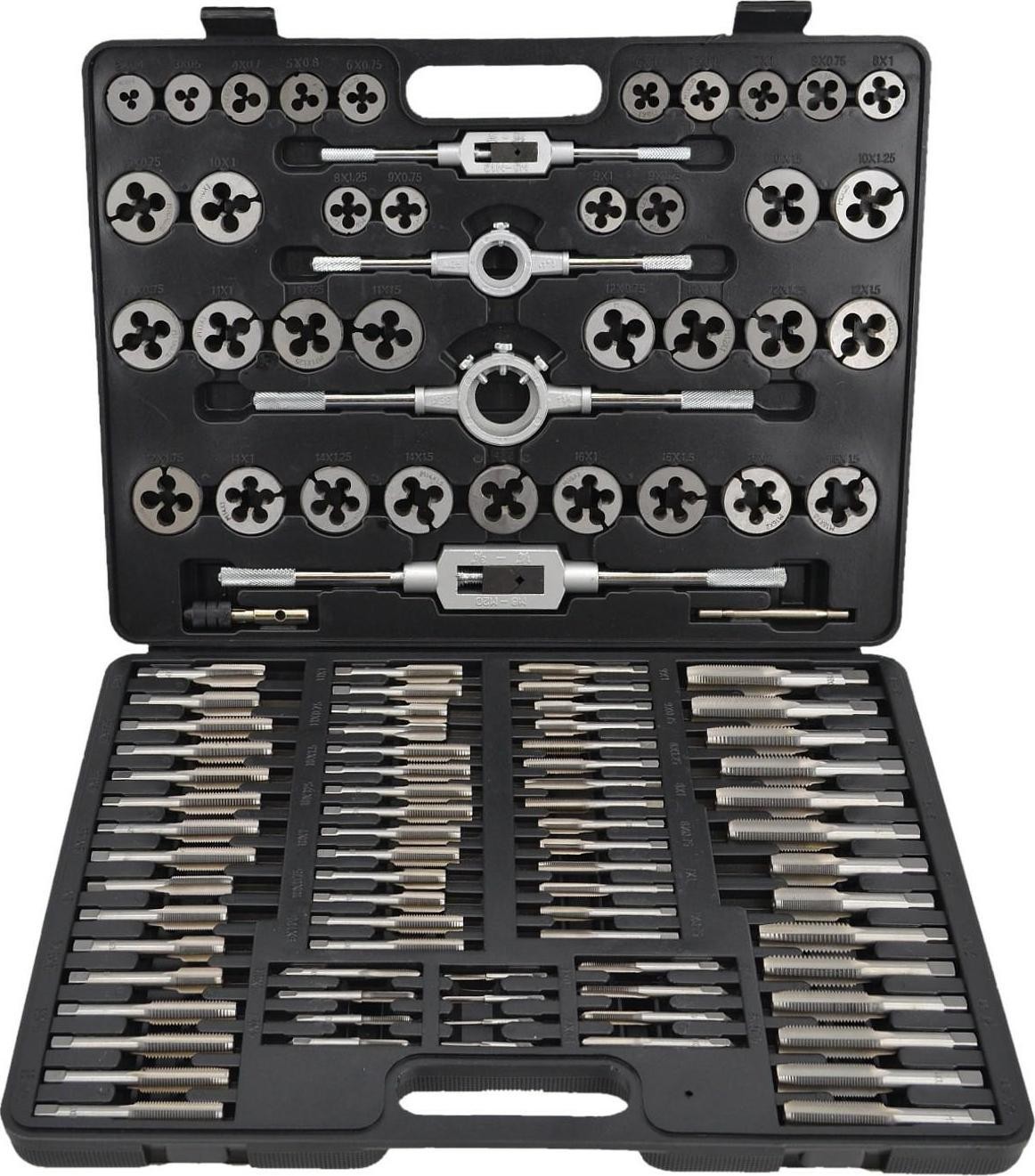 Rockforce ROCKFORCE Gewindebohrer + Schneidwerkzeuge, 110-teiliges Set RF-B110-1
