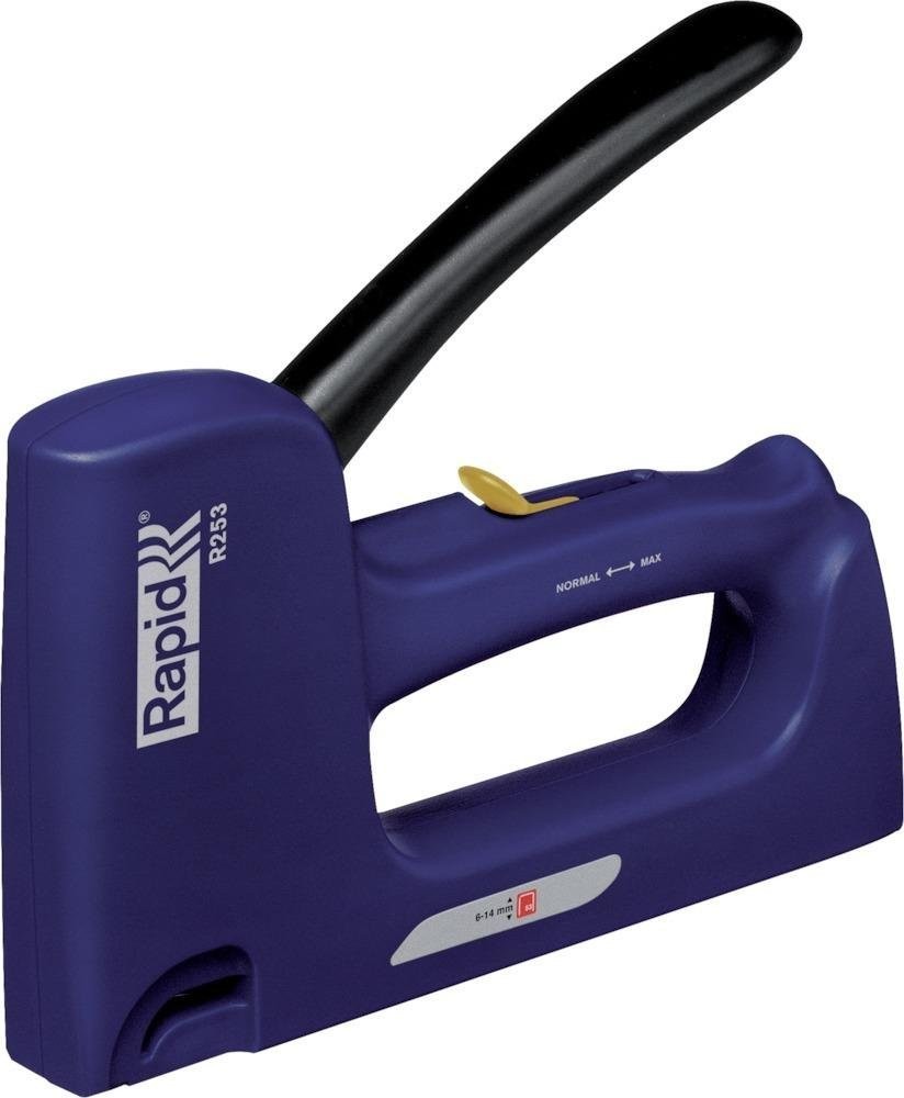 Rapid-Klammerpistole R253E 6–14 mm, rot, Nr. 53, HANDY, Rapid