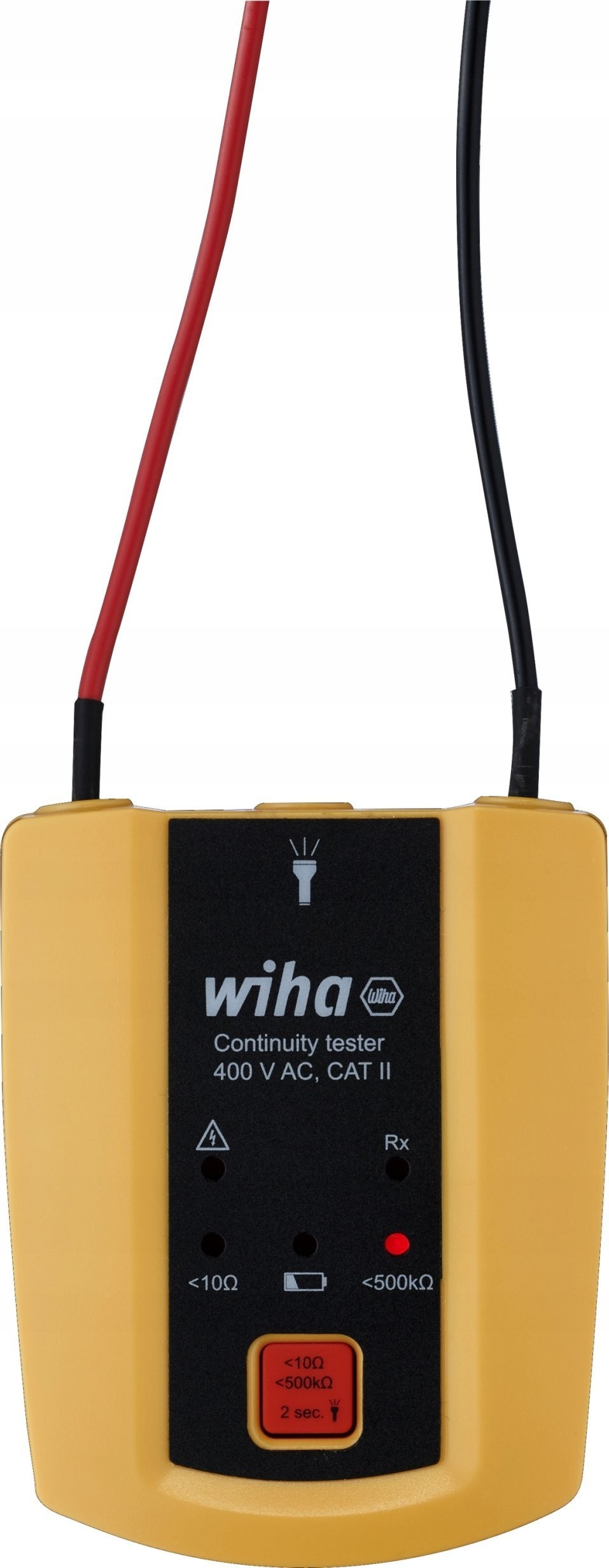 Wiha Wiha Durchgangsprüfer 45222, bis zu 400 V AC, CAT II (gelb/schwarz)