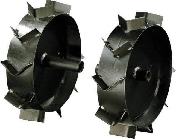 MasterCut-Motorhacke – Metallschaufelräder für die Motorhacke MasterCut, Triunfo S48, S50, S60, PTT90, HSDT100TS – Achse