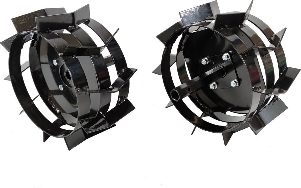MasterCut-Motorhacke – Metallschaufelräder aus Eisen für die MasterCut HSDT-Motorhacke – Sechskantachse, Durchmesser 330 mm