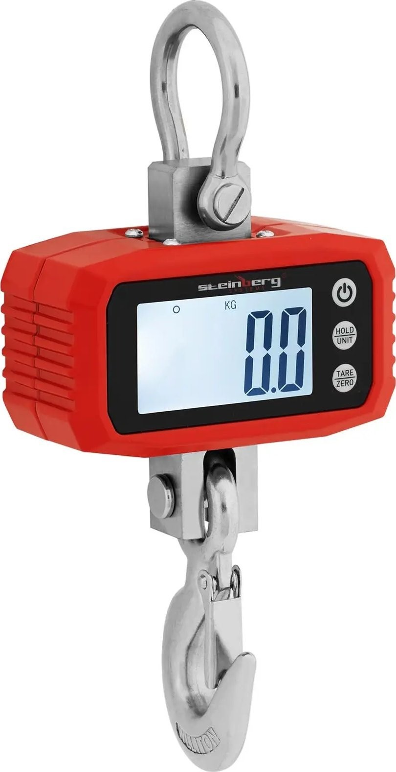Steinberg Hängewaage für Lageranwendungen mit LCD-Anzeige, 1000 kg / 100 g Hängewaage für Lageranwendungen mit LCD-Anzeige, 1000 kg / 100 g
