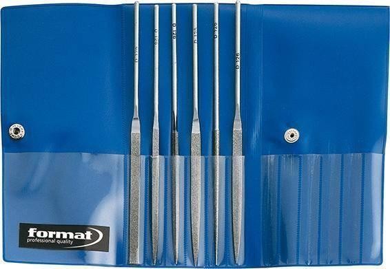 Set mit 6 Nadel- und Diamantfeilen, FORMAT
