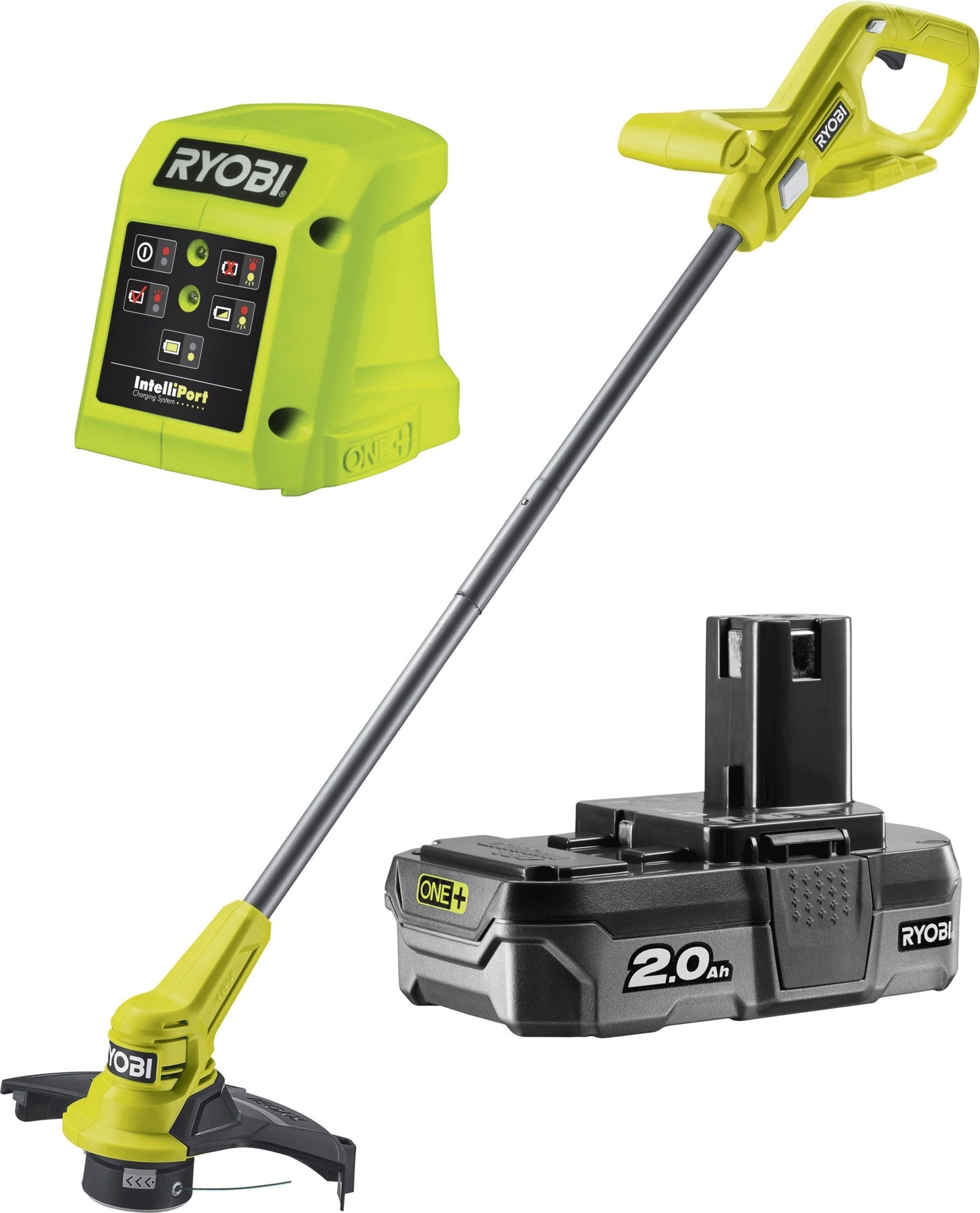 Ryobi Ryobi Akku-Rasentrimmer 23 cm RY18LT23A-120+2Ah ONE+