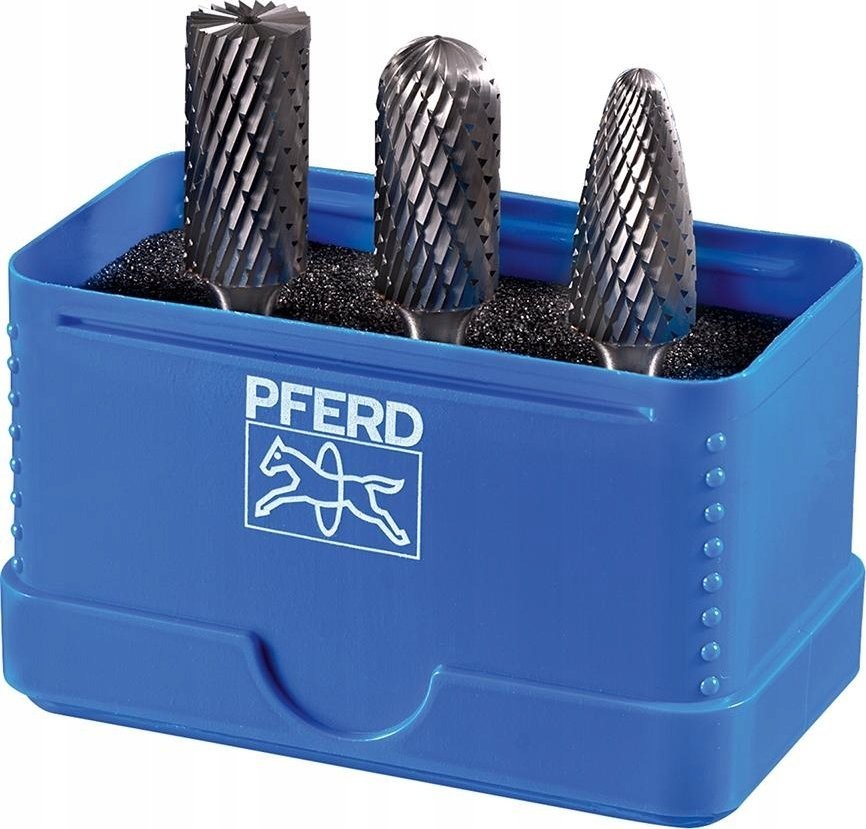3-teiliges Hartmetall-Fräserset PFERD 1507 Z3P 12 mm