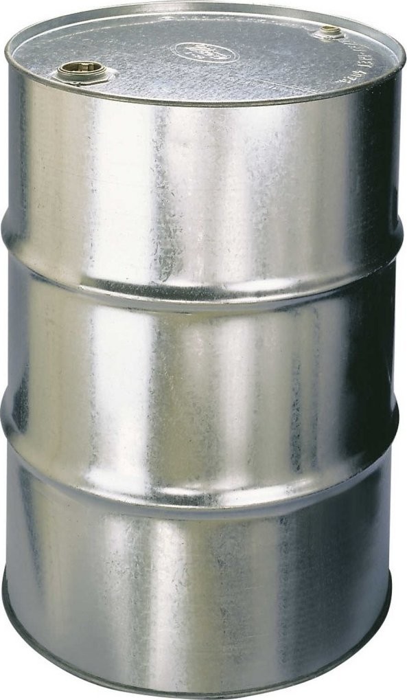 Meva Stahlfass, verzinkt, 200 l, mit 3/4-Zoll- und 2-Zoll-Öffnungen