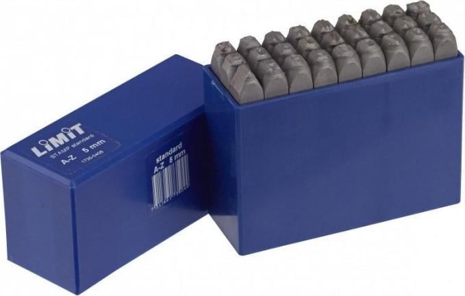 Limit-Set mit Buchstabenstempeln A–Z, Buchstabenhöhe 8 mm