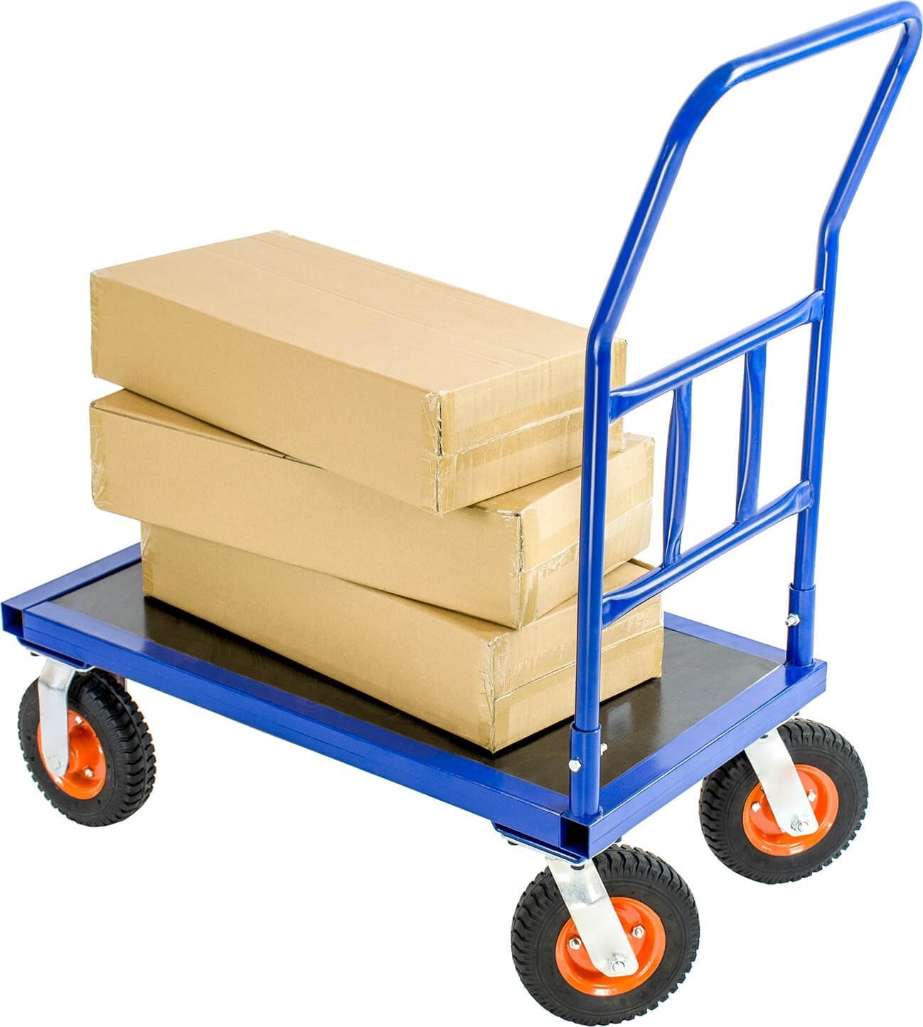 ZOLTA Transportwagen mit Ladefläche, Tragkraft 300 kg