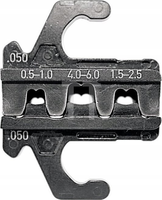 Rennsteig Rennsteig Werkzeuge 629 050 3 0 1 Crimp-Einsatz für isolierte Flachstecker Steckerbreite 4,8 / 6,3 mm 0,5 bis 6 mm² P
