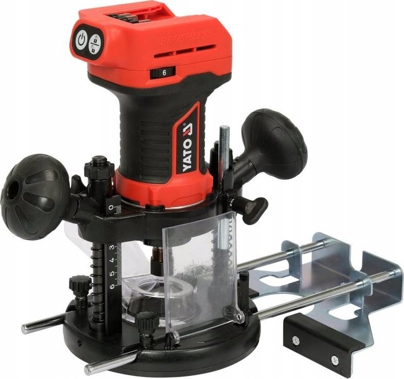Yato 2-in-1-Akku-Fräse, 18 V, ohne Akku