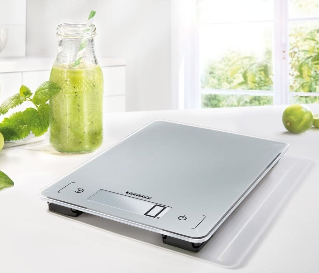 Soehnle Soehnle Digitale Küchenwaage Page Aqua Proof, 10 kg, silber