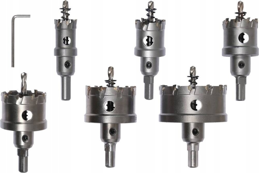 Yato YT. TCT-Lochsägen-Set für Metall, 6-teilig.