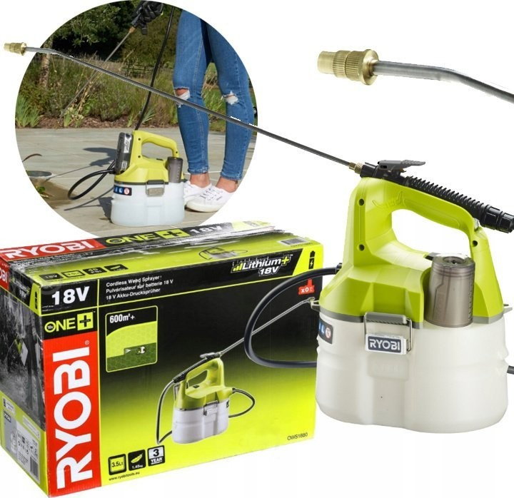 Ryobi OWS1880 Akku-Sprühgerät ONE+ 18 V, 3,5-Liter-Tank Ryobi