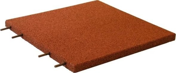 Falk Gummifliese 50 x 50 x 3 cm, rot, NORDIC PLAY Active (810-167)