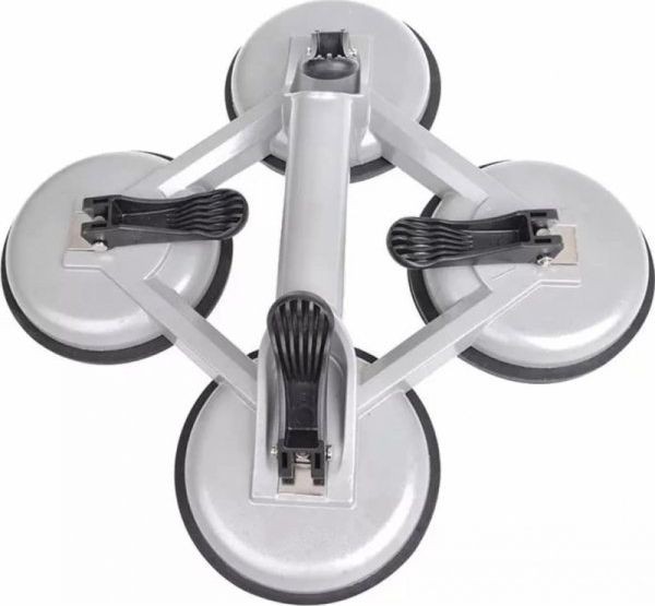ProPlus ProPlus Vakuumhalter mit 4 Saugnäpfen, Aluminium, silberfarben