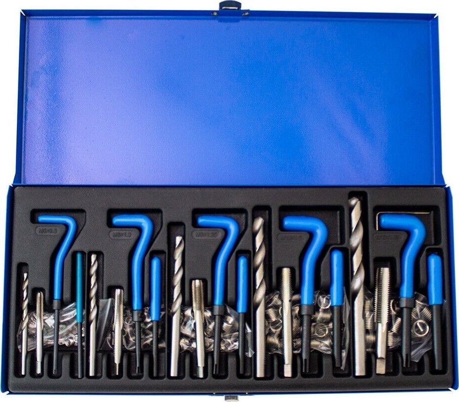 Bituxx Professionelles Reparaturset für metrische Gewindebohrer M5–M12 von Bituxx