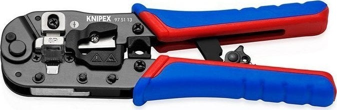 Knipex Zange zum Crimpen von RJ45-Steckern (1 Stück)