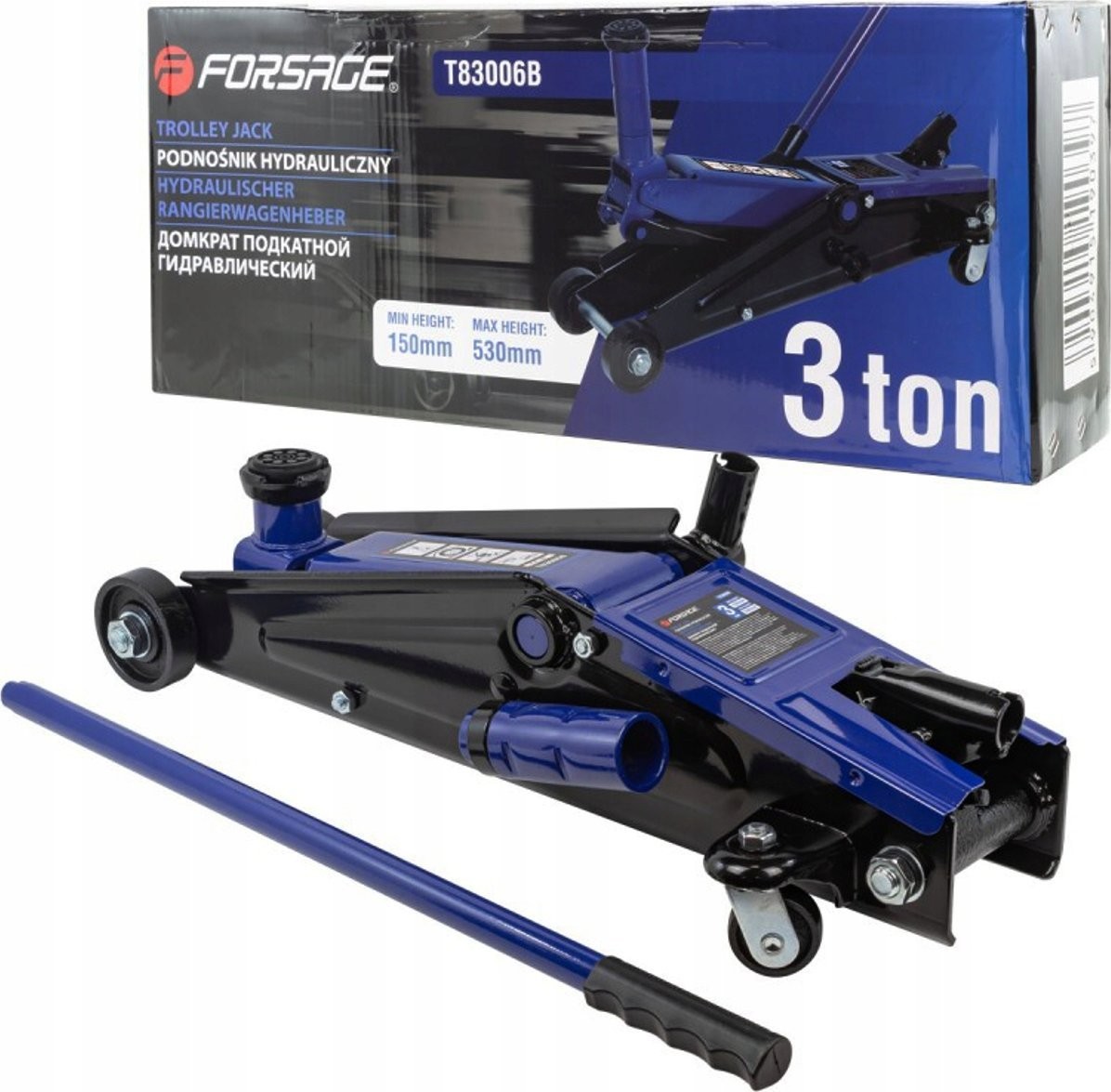 Forsage Hydraulischer Werkstatt-Hebebock 3 t