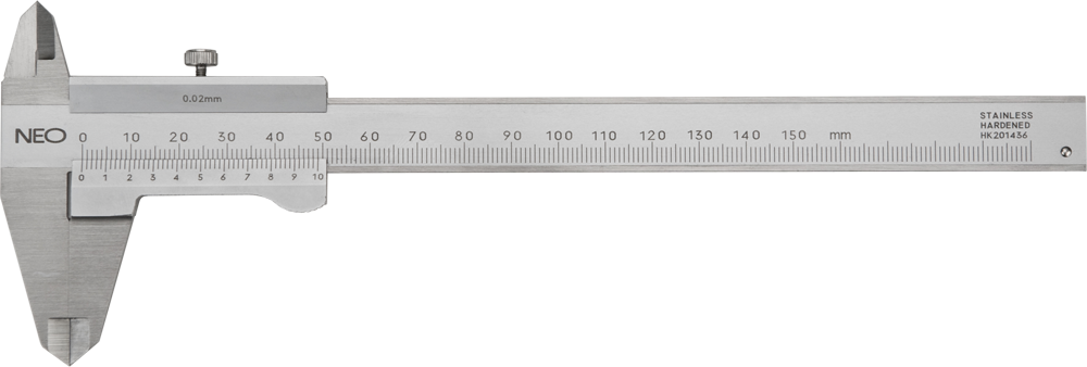 Neo-Schieblehre 150 mm, Edelstahl (75-001)