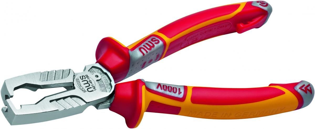 NWS Isolierzange 1000 V zum Abisolieren von Kabeln bis 10 mm (1451-49-VDE-180)