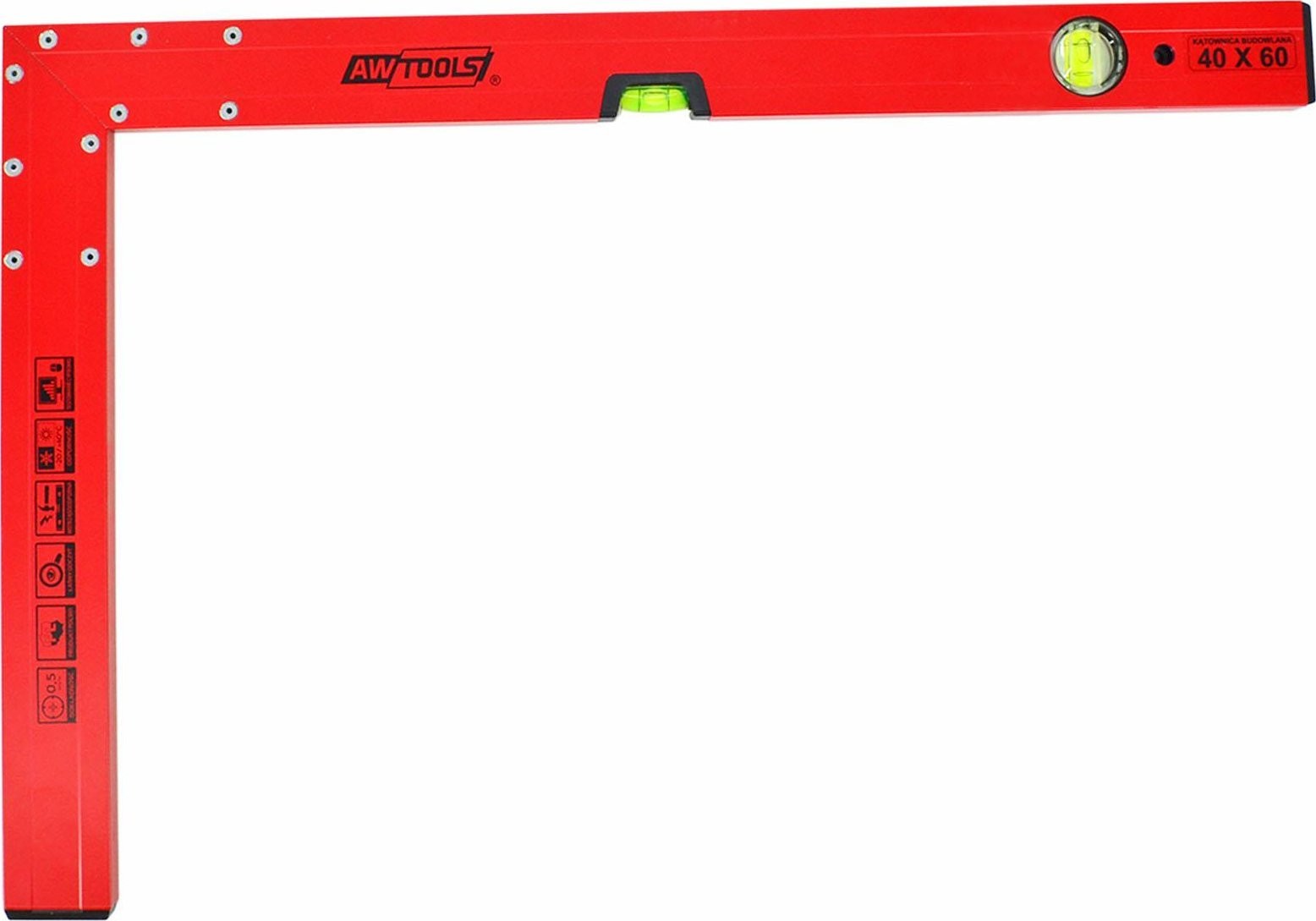 AWTools AWTOOLS Winkelmaß (vertikal/horizontal) 80 x 150 cm