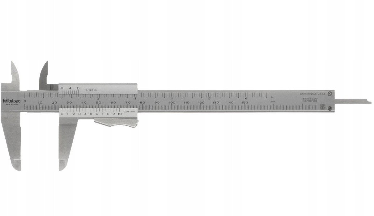 Skydelære 531-122 mit Feder 150 mm