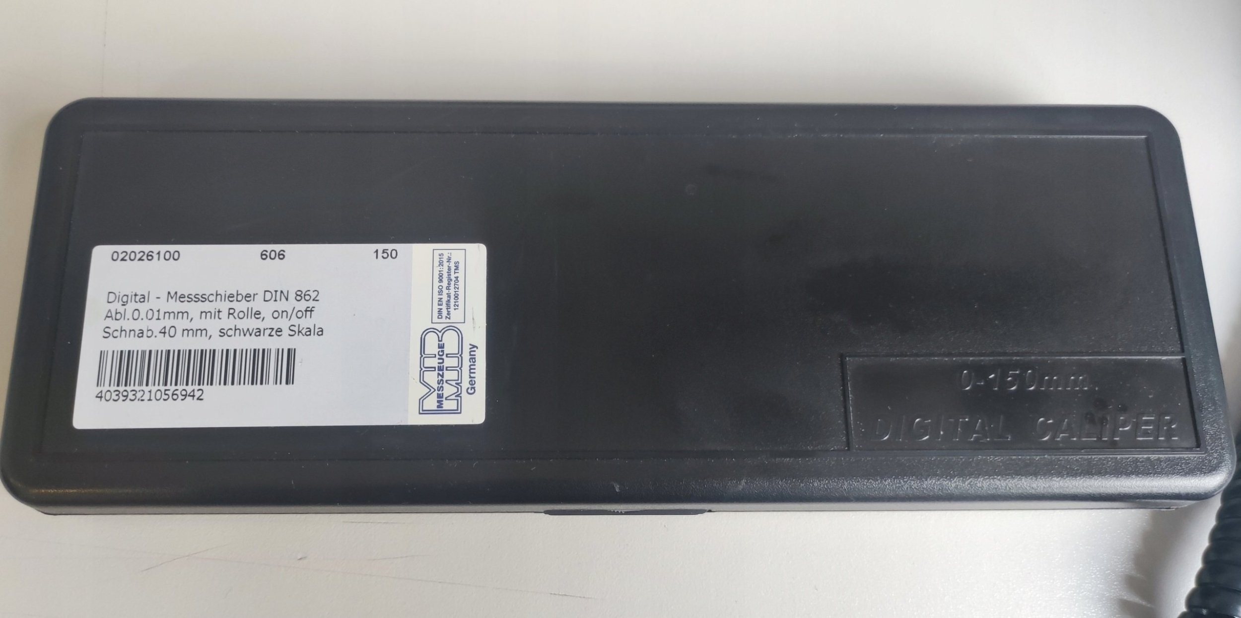 Neutrale Produktlinie: Elektronischer Messschieber 150 mm MIB