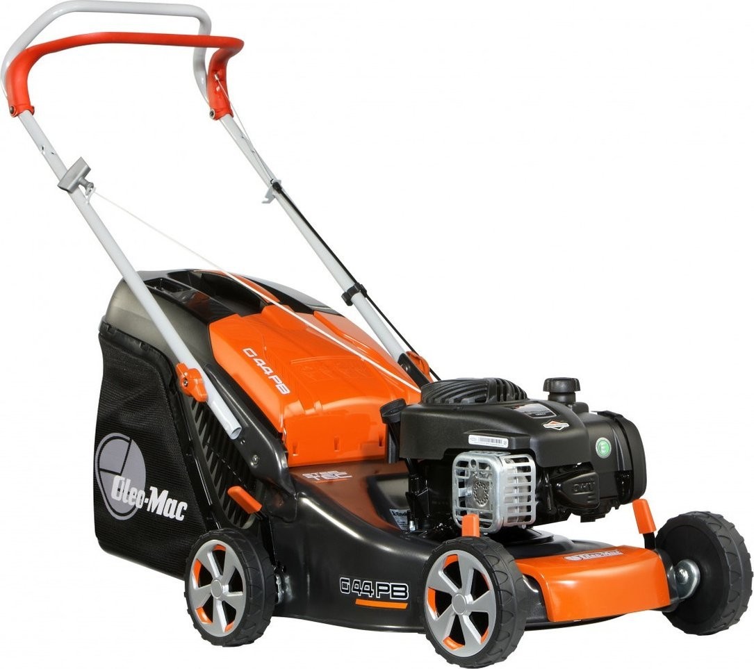 Benzinrasenmäher Oleo-Mac OLEO MAC G44 PB Comfort BENZINRASENMÄHER B&S Briggs & Stratton METALLGEHÄUSE 3,5 PS 100