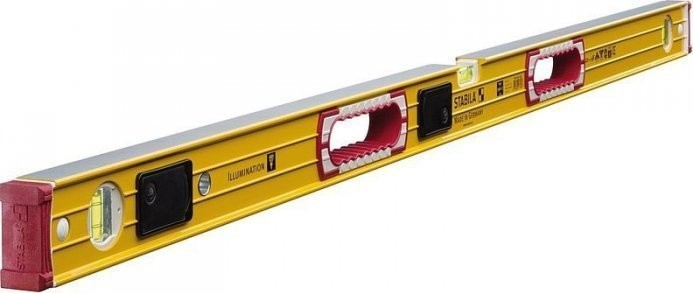 Stabila Wasserwaage STABILA SERIE 196-2 LED, 61 cm, beleuchtete Libellen