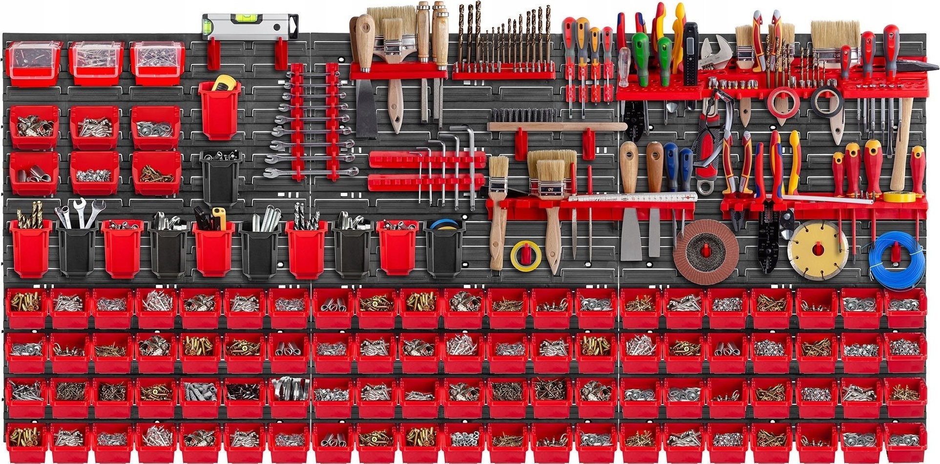 Kadax KADAX Werkzeugtafel Wand 174 x 78 cm, 130 Teile