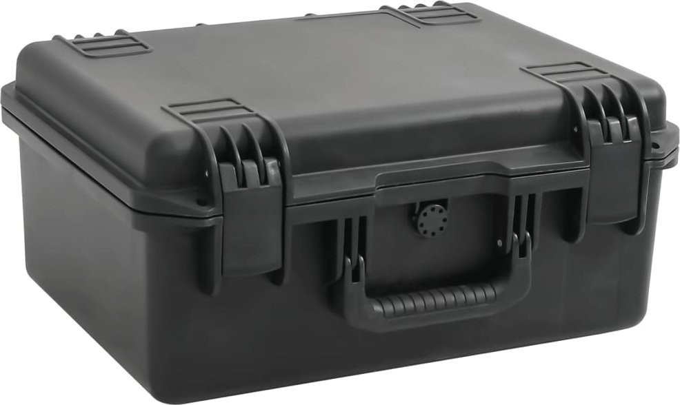 vidaXL vidaXL Werkzeugkoffer im Flugkoffer-Design, schwarz, 49 x 38 x 23 cm, PP